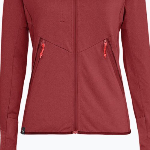 Salewa Damen Fleece Agner Hybrid PL/DST FZ Hoody dunkelrot 00-0000027372