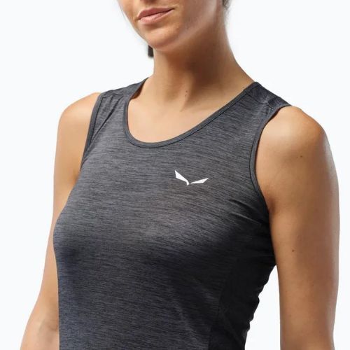 Damen-Trekking-Shirt Salewa Puez Graphic Dry Tank grau 00-0000027482