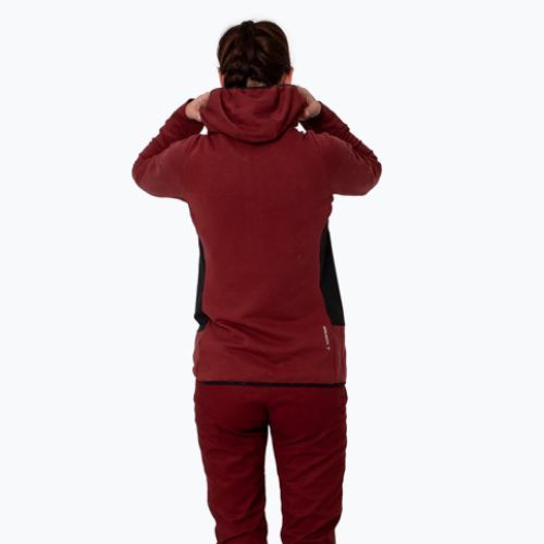 Salewa Damen Trekking Sweatshirt Lavaredo Hanf mit Kapuze rot 00-0000028238