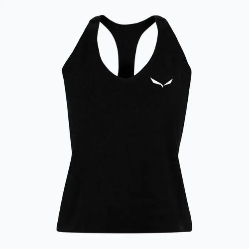 Salewa Damen Kletterhemd Lavaredo Hemp Crop Tank schwarz 00-0000028369