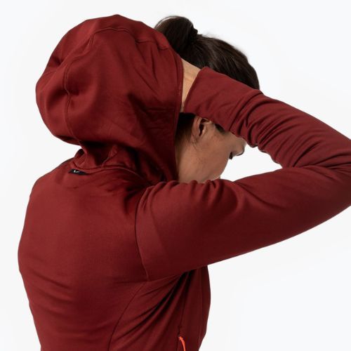 Salewa Damen-Trekking-Sweatshirt Puez Polarlite mit Kapuze rot 00-0000028522