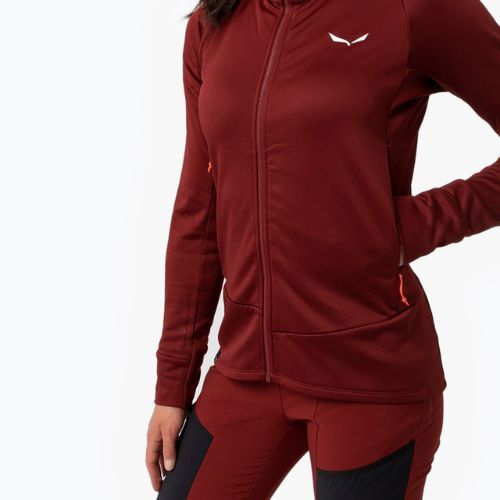 Salewa Damen-Trekking-Sweatshirt Puez Polarlite mit Kapuze rot 00-0000028522