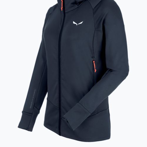 Damen-Trekking-Sweatshirt Salewa Puez Polarlite Hooded navy blau 00-0000028522