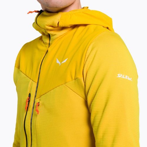 Salewa Herren Agner Polarlite Kapuzen-Trekking-Sweatshirt gelb 00-0000028557