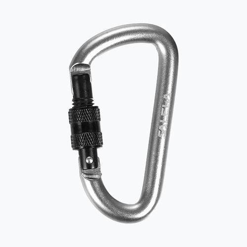Salewa D-Shape Carbiner mit Schraube silber 00-0000034102