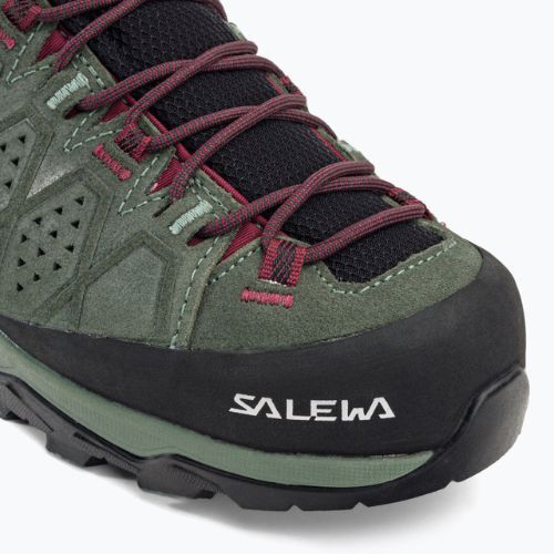 Damen-Trekkingstiefel Salewa Alp Trainer 2 Mid GTX grün 00-0000061383