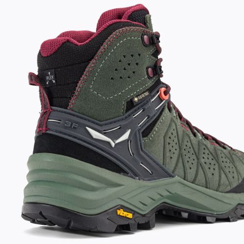 Damen-Trekkingstiefel Salewa Alp Trainer 2 Mid GTX grün 00-0000061383