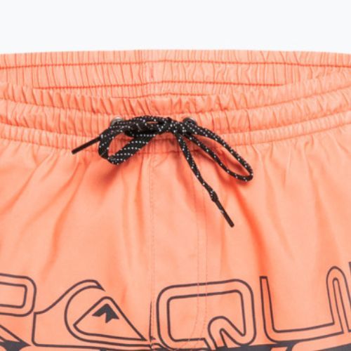 Herren Quiksilver Everyday Wordblock Volley 17" Badeshorts orange EQYJV04005-MHV6