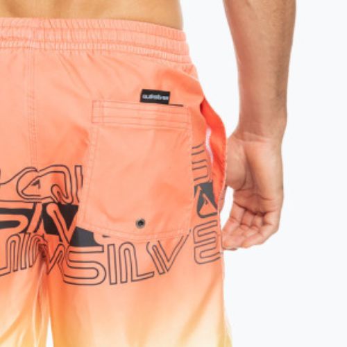 Herren Quiksilver Everyday Wordblock Volley 17" Badeshorts orange EQYJV04005-MHV6