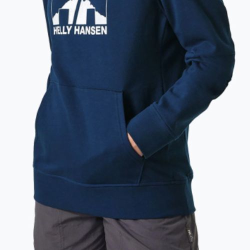 Damen-Trekking-Sweatshirt Helly Hansen Nord Graphic Pullover Hoodie navy blau 62981_584