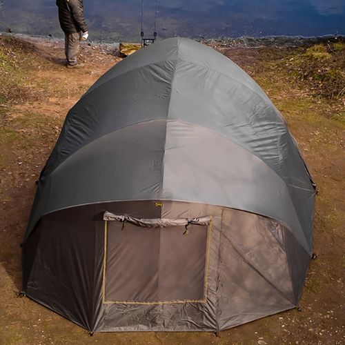 Prologic Fulcrum Session Bivvy & Overwrap 3-Personen-Zelt grau PLS041