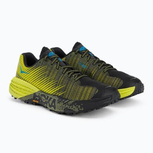 Damen Laufschuhe HOKA Evo Speedgoat schwarz/gelb 1111430-CIB