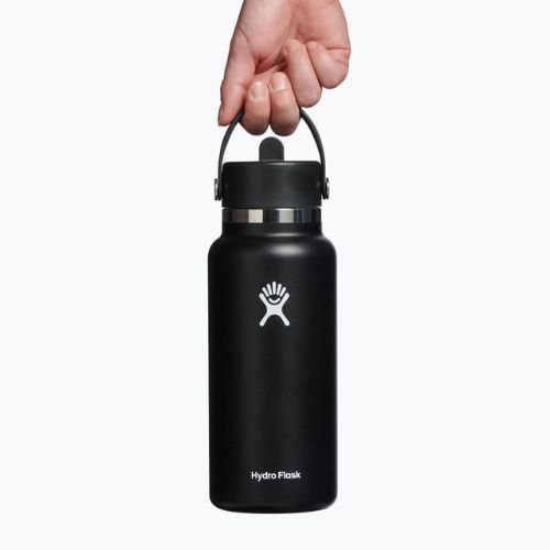 Hydro Flask Wide Flex Straw Thermoflasche 945 ml schwarz W32BFS001