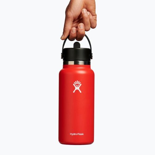 Hydro Flask Wide Flex Straw Thermoflasche 945 ml rot W32BFS612