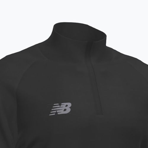 Kinder Fußball Sweatshirt New Balance Training 1/4 Zip gestrickt schwarz NBEJT9035