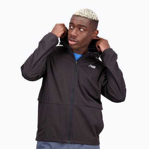 New Balance Impact Run Water Defy Herren Laufjacke schwarz NBMJ21266BK