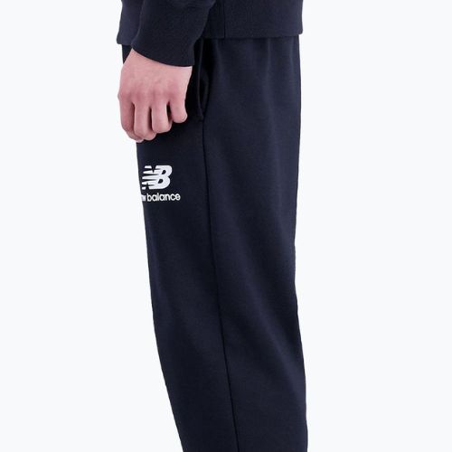 New Balance Essentials Stacked Logo French Herren Trainingshose schwarz NBMP31539BK