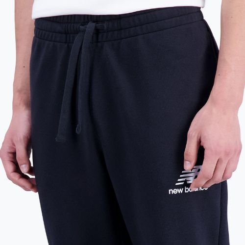 New Balance Essentials Stacked Logo French Herren Trainingshose schwarz NBMP31539BK