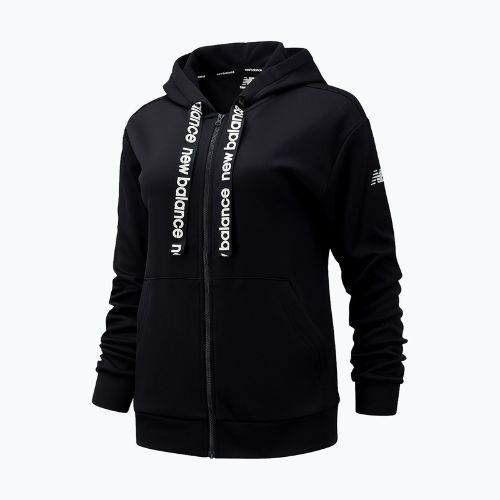 Damen Training Sweatshirt New Balance Relentless Performance Fleece Full Zip grau WJ13174