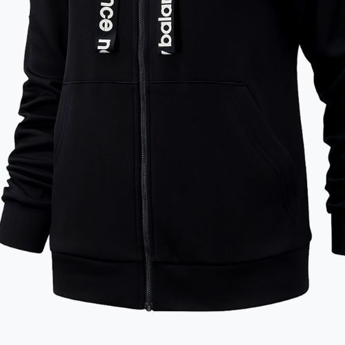 Damen Training Sweatshirt New Balance Relentless Performance Fleece Full Zip grau WJ13174