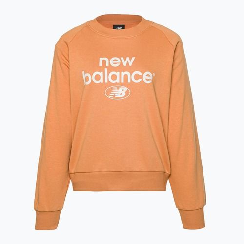 Damen Training Sweatshirt New Balance Essentials Reimagined Archive French Terry Crewneck braun NBWT31508