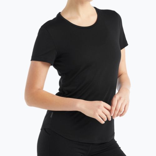Icebreaker Damen Thermo-T-Shirt Sphere II schwarz IB0A56D30011