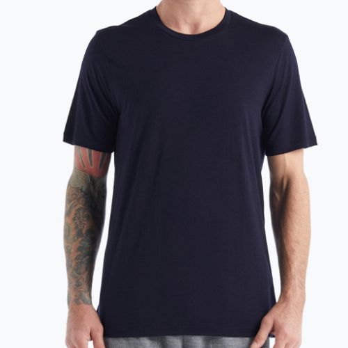 Herren Wander-T-Shirt icebreaker Tech Lite II SS navy blau IB0A59IY