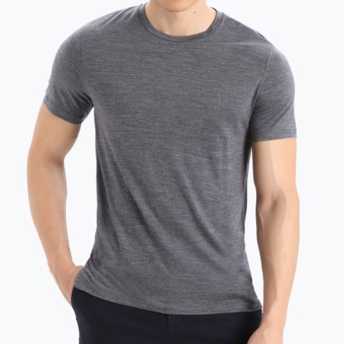 Icebreaker Herren Sphere II SS Trekkinghemd navy blau 0A56C6