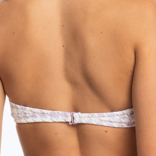Badeanzug-Oberteil ROXY Check It Bandeau 2021 purple rose