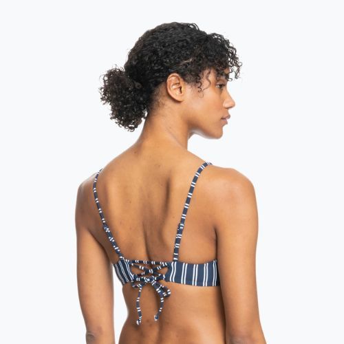 Badeanzug-Oberteil ROXY Into The Sun Athletic Triangle 2021 mood indigo novela stripe vert