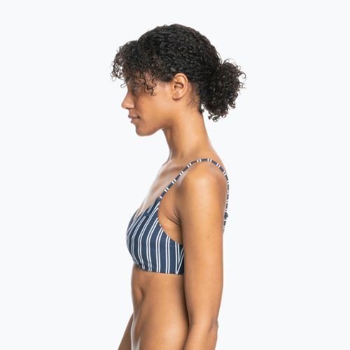 Badeanzug-Oberteil ROXY Into The Sun Athletic Triangle 2021 mood indigo novela stripe vert