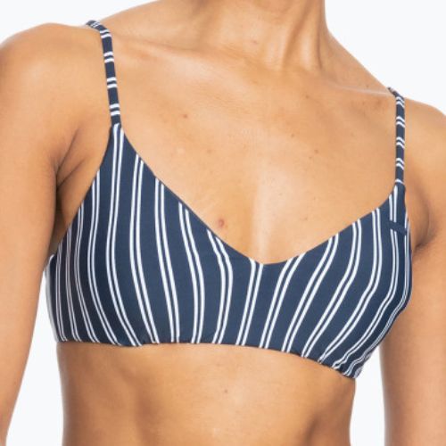 Badeanzug-Oberteil ROXY Into The Sun Athletic Triangle 2021 mood indigo novela stripe vert