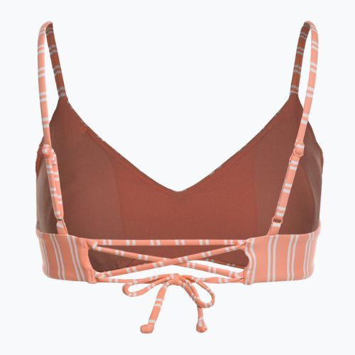 Badeanzug-Oberteil ROXY Into The Sun Athletic Triangle 2021 papaya punch novelta stripe h