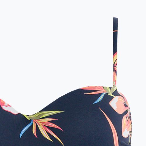 Badeanzug-Oberteil ROXY Into The Sun Mold Bandeau 2021 mood indigo tropical depht