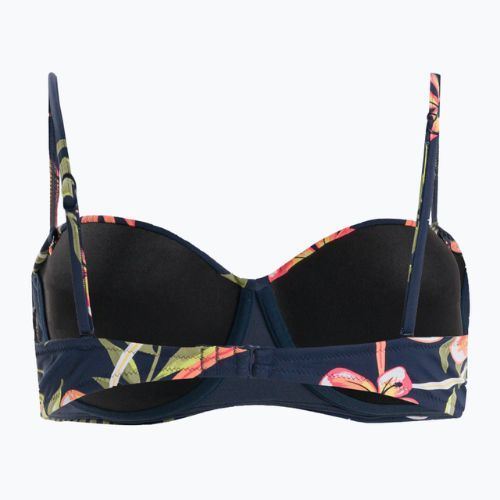 Badeanzug-Oberteil ROXY Into The Sun Mold Bandeau 2021 mood indigo tropical depht