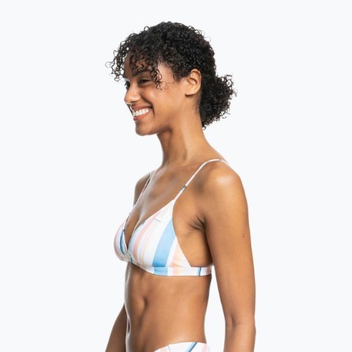 Badeanzug-Oberteil ROXY Beach Classics Fixed Triangle 2021 peach whip sand stripper