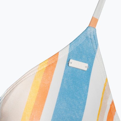 Badeanzug-Oberteil ROXY Beach Classics Fixed Triangle 2021 peach whip sand stripper