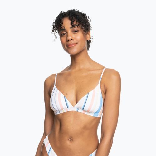 Badeanzug-Oberteil ROXY Beach Classics Fixed Triangle 2021 peach whip sand stripper
