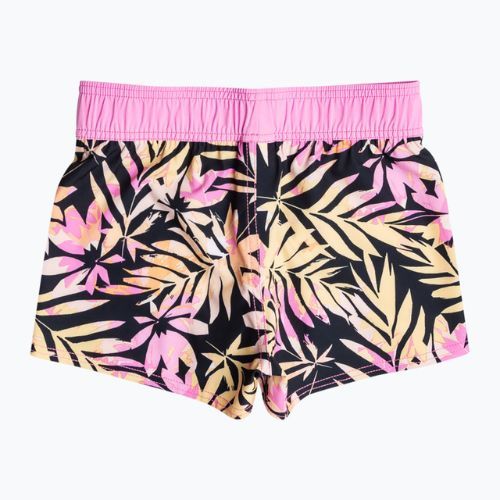 Badeshorts für Kinder ROXY Desert Rider 2021 anthracite zebra jungle girl