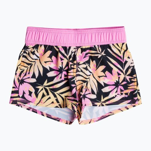 Badeshorts für Kinder ROXY Desert Rider 2021 anthracite zebra jungle girl