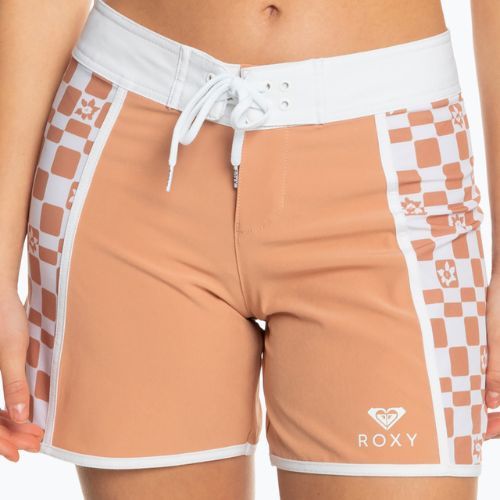 Schwimmshorts für Frauen ROXY Printed 5" 2021 cork flower box