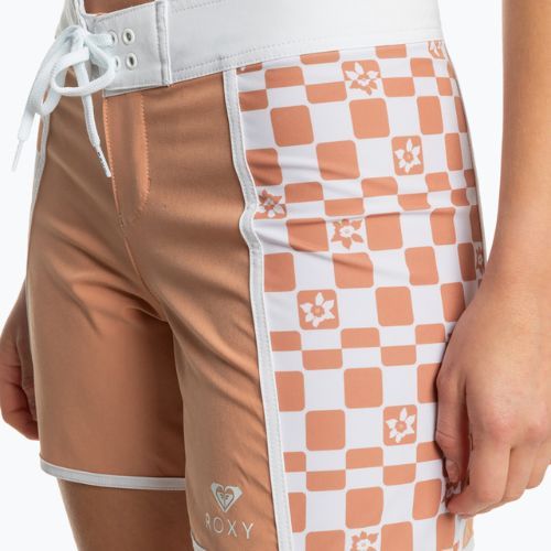 Schwimmshorts für Frauen ROXY Printed 5" 2021 cork flower box