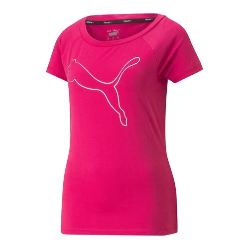 Damen Trainingsshirt PUMA Train Favorite Jersey Cat rosa 522420 64