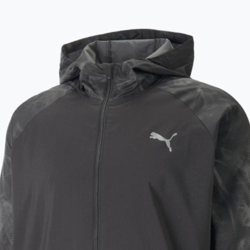 Herren Laufjacke PUMA Run Favorite Aop Woven schwarz 523389 01