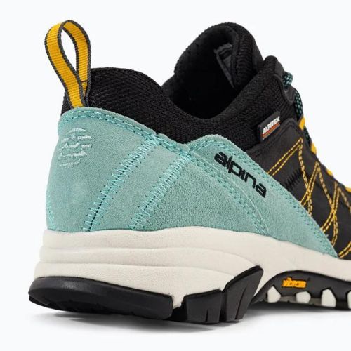Damen-Trekkingschuhe Alpina Glacia opal blue/black