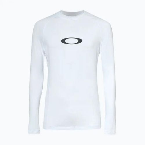 Oakley Ellipse Rashguard Herren Schwimmen Shirt weiß FOA403767100