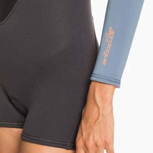 Neoprenanzug für Frauen ROXY 2/2 Prologue BZ LS SP FL 2021 cloud black/powderdgrey/sunglow