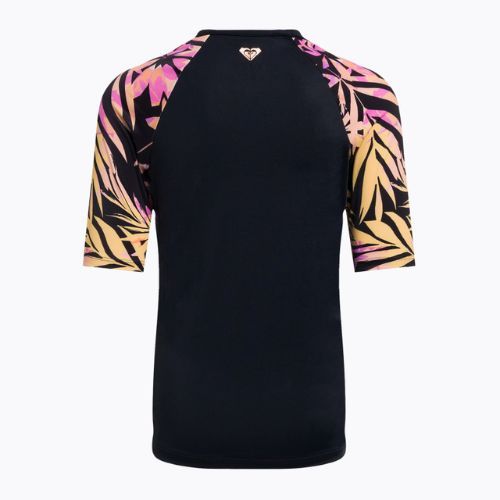 Schwimm-T-Shirt für Kinder ROXY Active Joy Lycra 2021 anthracite zebra jungle girl