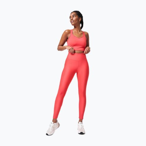 Damen Trainingsleggings Casall Graphic High Waist rot 21568