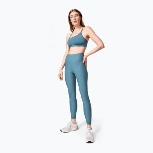 Damen Trainingsleggings Casall Graphic High Waist blau 21568